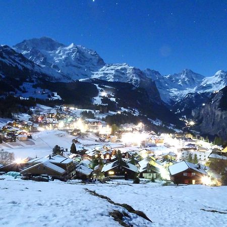 Chalet Alpina Gyger Wengen Bagian luar foto