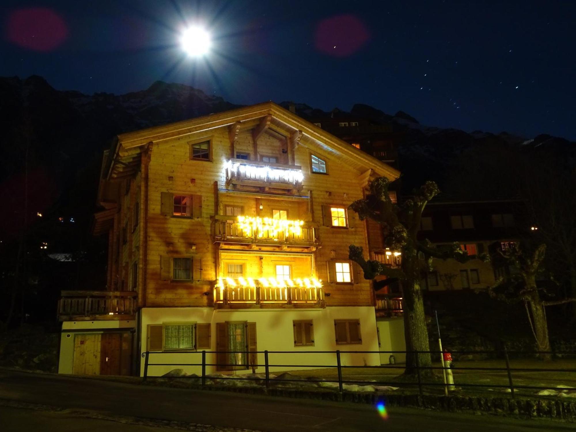 Chalet Alpina Gyger Wengen Bagian luar foto