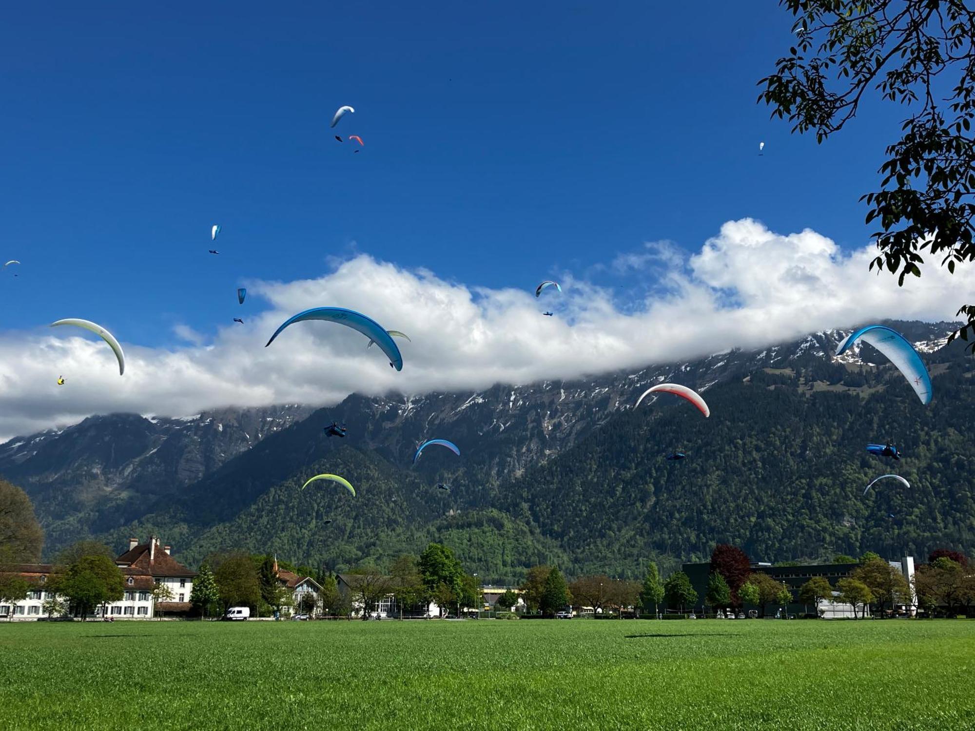 Chalet Alpina Gyger Wengen Bagian luar foto
