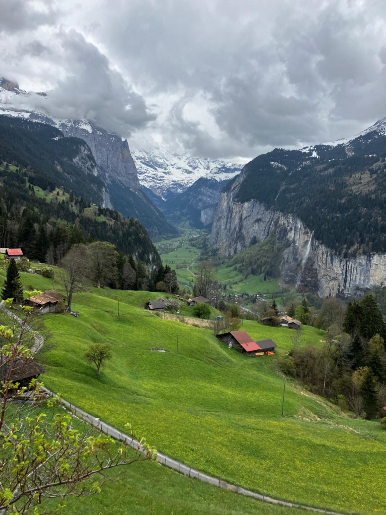 Chalet Alpina Gyger Wengen Bagian luar foto