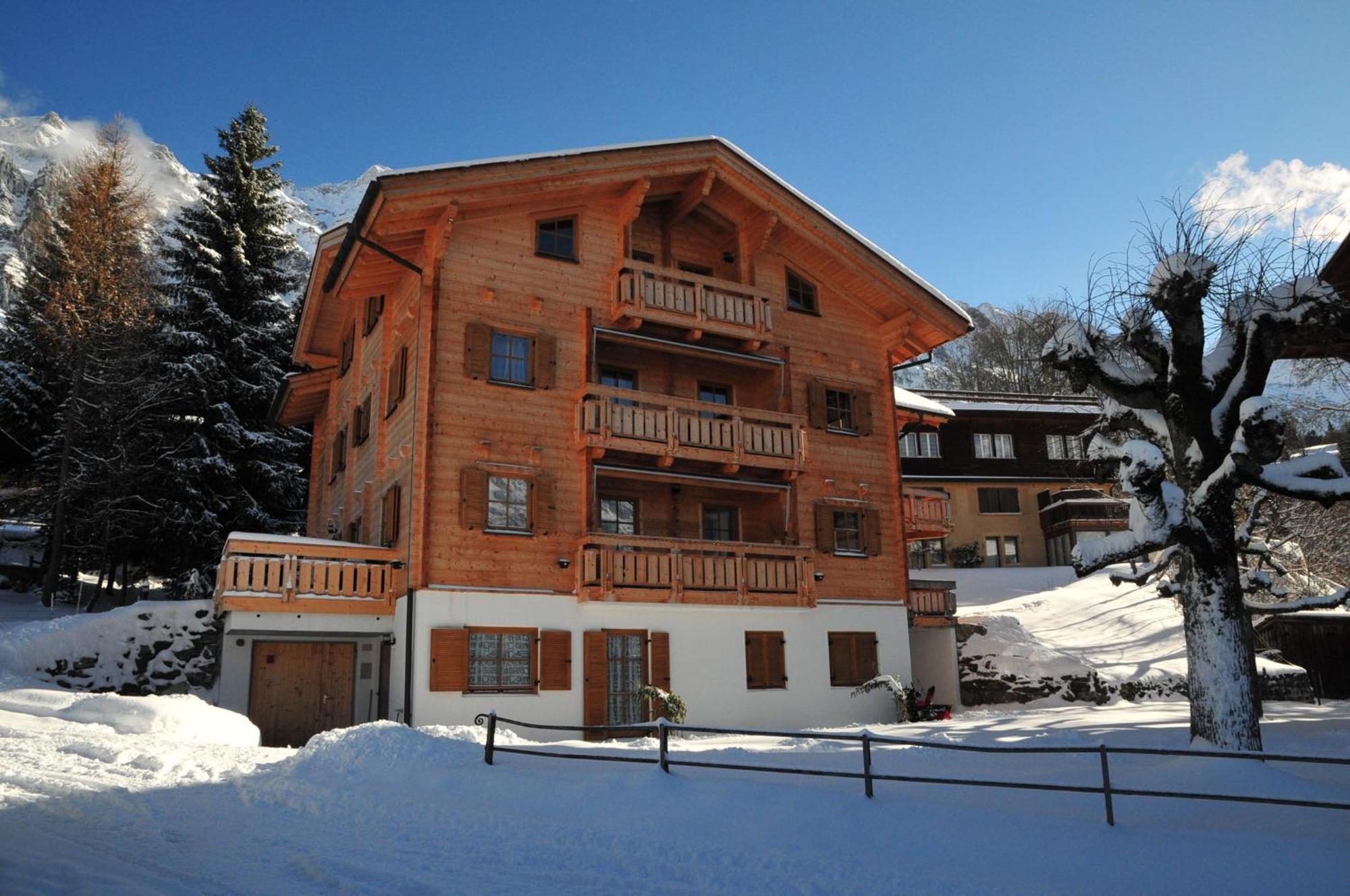 Chalet Alpina Gyger Wengen Bagian luar foto