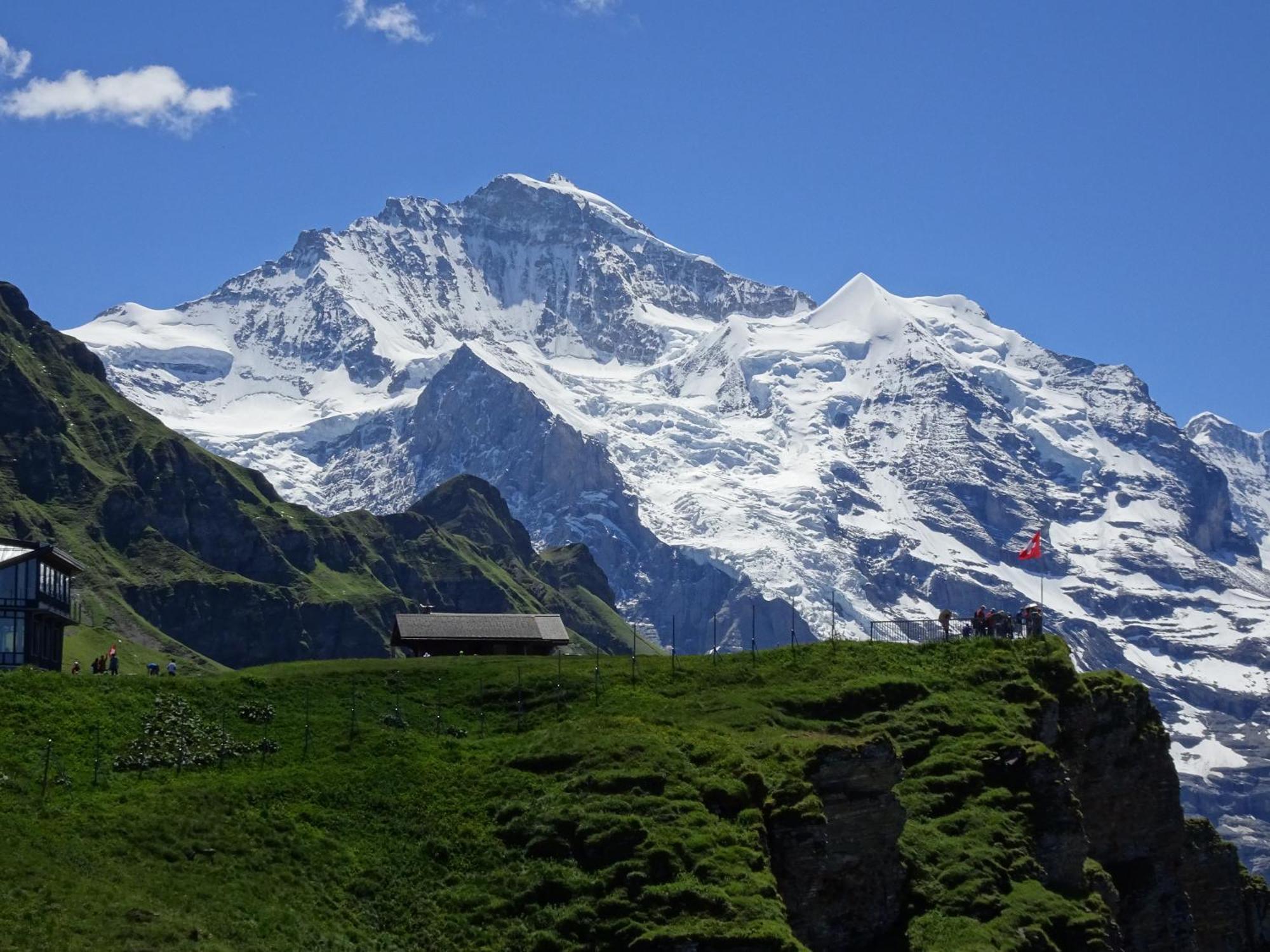 Chalet Alpina Gyger Wengen Bagian luar foto