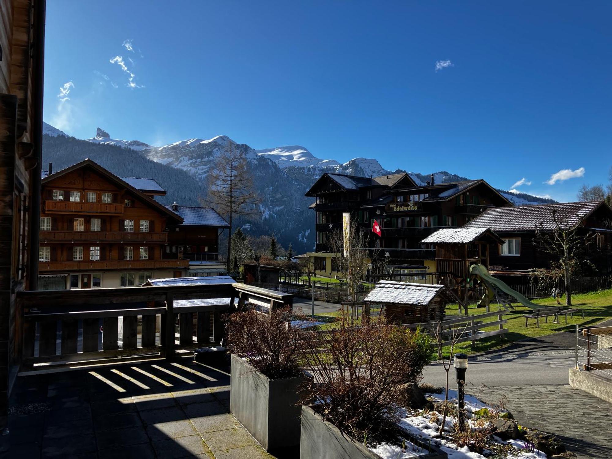 Chalet Alpina Gyger Wengen Bagian luar foto
