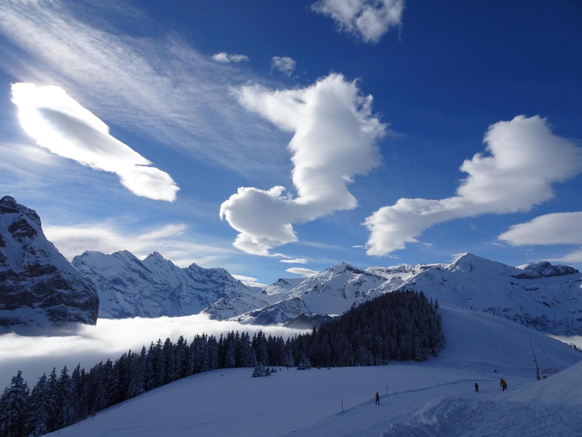 Chalet Alpina Gyger Wengen Bagian luar foto