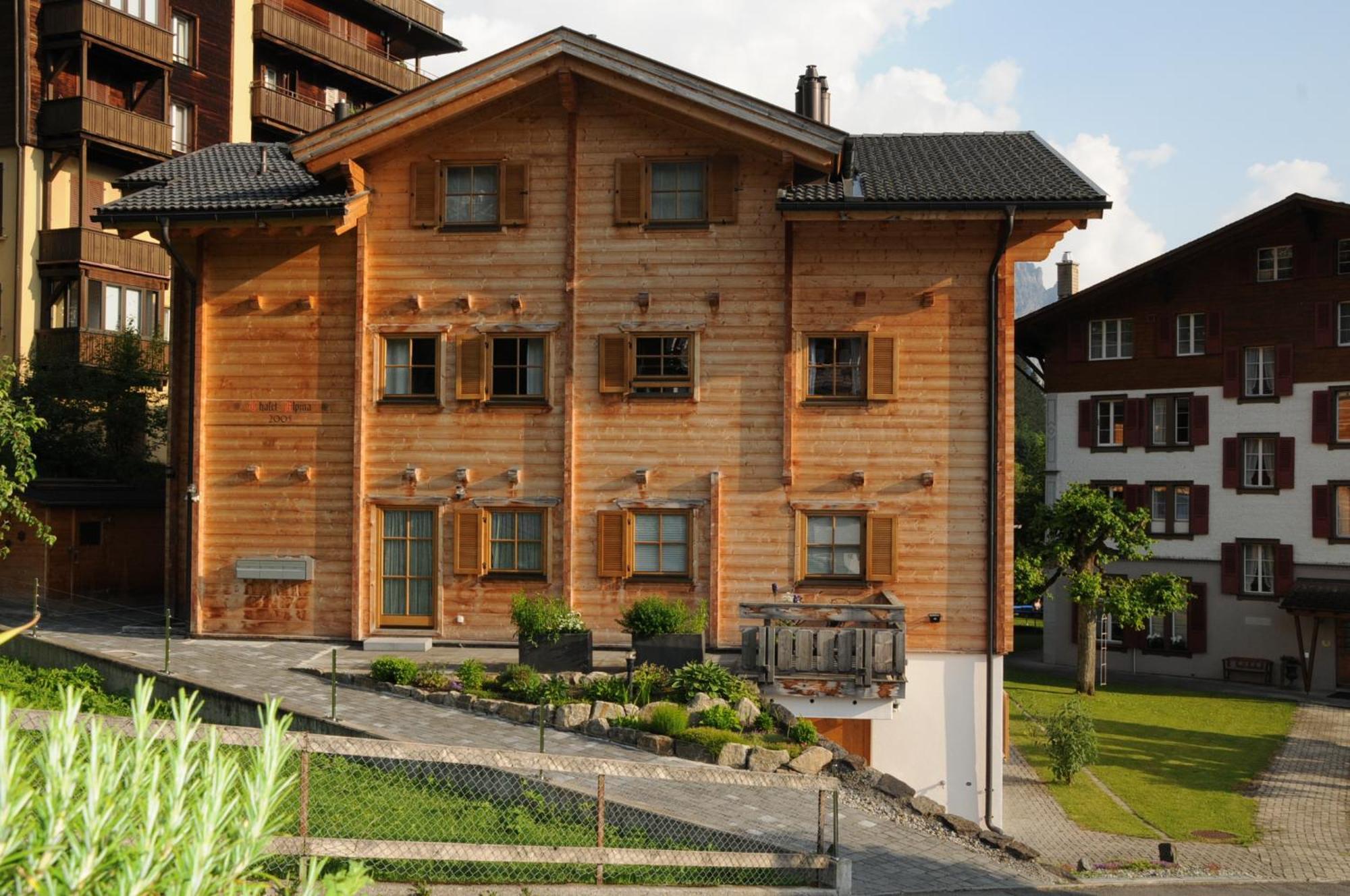 Chalet Alpina Gyger Wengen Bagian luar foto