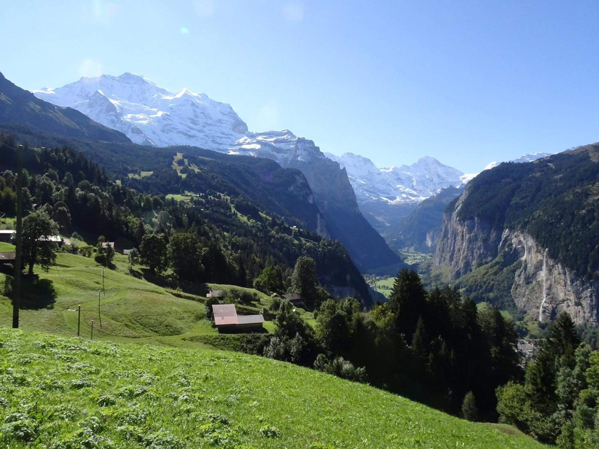 Chalet Alpina Gyger Wengen Bagian luar foto