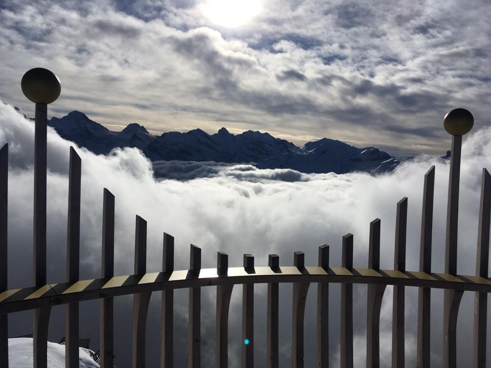 Chalet Alpina Gyger Wengen Bagian luar foto
